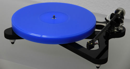 ACRYLTELLER für Rega RP8 Plattenspieler :: hellblau - 27mm