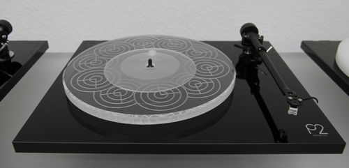 DELTA DEVICE ACRYLTELLER für Plattenspieler Rega Planar 2 (P2) - Modell 2016 :: 15mm farblos +Finish