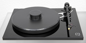 DELTA DEVICE VINYLTELLER für Plattenspieler Rega Planar 3 (P3) - Modell 2016 :: S24 schwarz