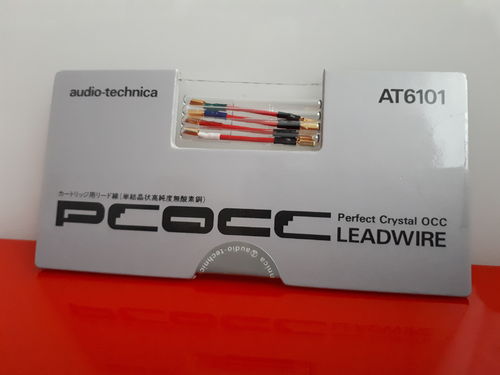 AUDIO TECHNICA AT6101 PCOCC-Headshell Kabel |Verkabeln des Tonabnehmers LEADWIRE