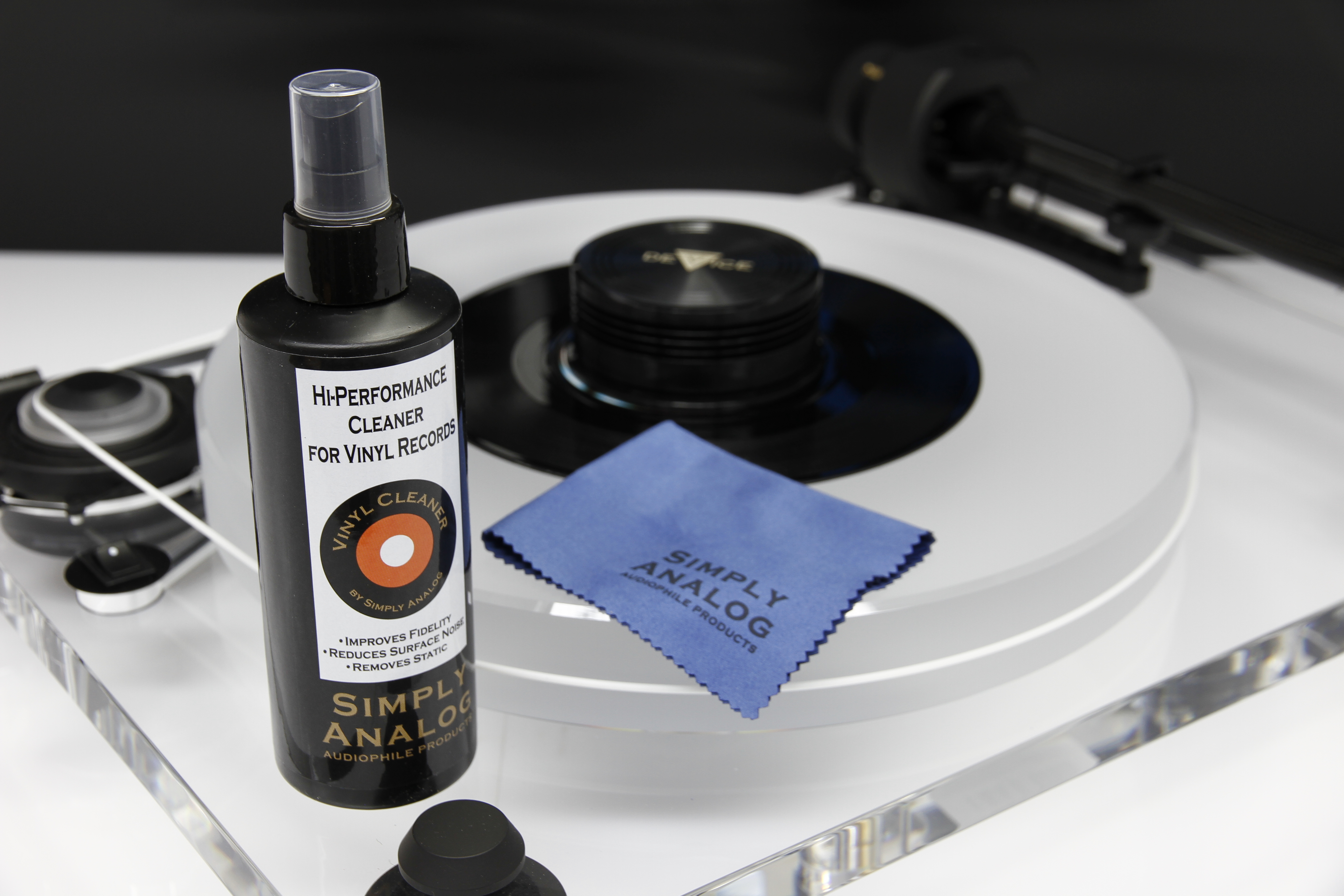 Empfehlung Simply Analgo zur Reinigung und Pflege von Vinyl und Acryl